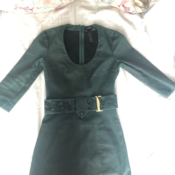 RARE La Perla Lambskin Minidress, XS-XXS - Picture 4 of 12